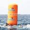 Cylinder water barrier inflatable buoy for water swim event