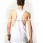 T-MV502 Mans Light Grey Gym Wear Modal Stringer Tank Top