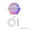 DZ-1301 crystal ab color 45mm flat cut jewelry stones for decoration