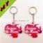 Chinese supplier custom rubber keychain / pvc keychain wholesale