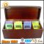 Guangdong Factory Good Quality Quick Delivery OEM Wooden Bamboo Packing Box for Tea