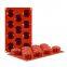 Free Sample Food Grade Heat resistant Nontoxic Silicone Cake Mould Baking Mousse Pudding Mould Tool Flower Shape 11holes