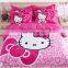 ready goods environmental protection king size baby 3d cat print kids sheets bedding set