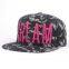 Custom 6 Panel 2 Tone 3D Embroidered Snapback Hat