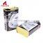 500ml / 1 Litre square oil tin can with screw cap and seal