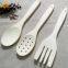 3 Pieces Wooden Cutlery for Kitchen, Contains Wooden Spoon ,Slotted Cooking Spoon and Food Turner,Made of Maple Wood