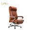 Classic Luxury leather boss office chair with footrest
