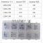 common rail adjusting shim B16 and Air gap adjusting shim B16 and Common rail injector repair gasket B16