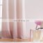 Gradient color pattern rayon blend heavy linen texture curtain for bedroom elegant curtain