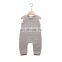 RTS  Unisex sleeveless rompers baby cotton and linen jumpsuits for summer