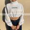 LAITE H2016 Autumn Women Sweatshirts Ladies High Collar Crop Top Sweatshirts Women Printed Clothing