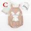 2019 easter day baby knitted clothes rompers 100% cotton bodysuits winter warm toddler clothing