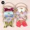 10PCS/Set Baby Girl hairband headband Kids flower sequin bowknot nylon headwear