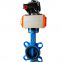Pneumatic Actuator/Electrical Actuator Wafer  SS304 disc Butterfly Valve