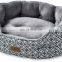 Warm Calming Warm Dog Donut Cuddler Oxford Pet Bed Donut Dog Cat Bed