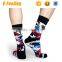 2016 Fashion Custom Jacquard Logo Camo Socks