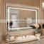 Durable Home Illuminated Decorative Bath Wall Antioxidative Mirror Ultra Clear