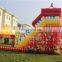 Clown theme inflatable land  slide,commercial giant inflatable slide for sale