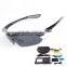 Sports Sunglasses with 5 Set Interchangeable Lenses for Biking Fishing Running Driving Golf Baseball