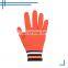 HANDLANDY Orange 4-way Stretch Fabric Sport Cycling Gloves,Women Warm Running Gloves With Knitted Wrist Cuff