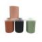 New Custom modern nordic style black cylinder ceramic flower vase for wedding home decor