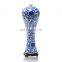 Antique blue and white ceramic big vase vase with flowers