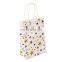 Custom Gold  Embossed Sacs Cadeau Dores En Papier Dore Et Argent Motif Pois Paper  Bag