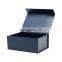 Custom luxury sturdy navy blue party festival present gift packaging cardboard gift boxes