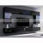 High Gloss Pure Black MDF TV stands and books large storage Living Room Cabinets