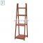 Foldable Wood Slat Plant Rack, Decorative Indoor / Outdoor Display Shelf Stand