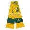 Wholesale In Stock Custom Printed LOGO Other Scarves World Football Sports Fans Soccer Scarf Knitted Winter Scarf