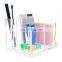 Office Organizer Acrylic Pencil Holder Stationary Pen Organizer Plastic Pen Holder