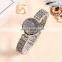 JW 6244 Charm Chain Stainless Steel Bracelet Quartz Classic Metal For Women Watches Silver