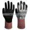 Aramid Fiber Rigger HPPE ANSI A4 Micro Foam Nitrile Maxi High Flex Butcher Anti Cut Resistant Proof Safety Work Gloves
