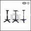 machining and welding black cast iron bar table base and leg