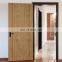 Flush veneer design laminated apartment simple modern frameless craftsman style interior solid oak wood doors