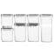 Kitchen Storage Rectangular Transparent Food Storage Container Airtight Cans Kitchen Container Set