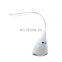 Contemporary Custom Bedroom White Touch Control Table Lamp With Blue Tooth Speaker