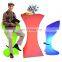 glow illuminated led light bar stool furniture high cocktail table chair set led bar counter table for night club events
