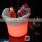 OEM custom light up champagne wine bottle led ice bucket Glowing Plastic Modern Home LED Glowing LED Ice Bucket
