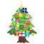 Customer Oriented Kids Wall Home Calendar Ornament Decoration DIY Felt Christmas Tree