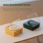 2022 New Blue-tooth 5.0 Vintage Vinyl Record Design Alarm Clock Home Mini Speaker Wireless Portable Speaker
