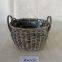 Customised Small Woven Decorate Baskets Willow Garden Flowerpot in Different Sizes