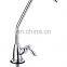 Drinking Water Filter Tap Chrome Swan Neck Modern European Style Fits All Water Filter Systems & RO Kitchen Faucets