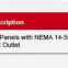 RV Panels with NEMA 14-50R / NEMA TT-30R/NEMA5-20R Outlet