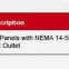 Панели для рекреационных транспортных средств с розетками NEMA 14-50R / NEMA TT-30R/NEMA5-20R