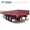 3 Axles 60Tons Side Wall Cargo Semi Trailers