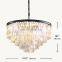 Modern American Crystal Glass Rod Pendants Chandelier Lighting Fixture For Living Room Dining Room Kitchen Island Foyer Lobby