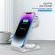 Meilleure vente : support pour téléphone portable 4 en 1 avec charge sans fil 15W rapide pour iPhone 11, 12, 13, 14