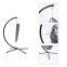 Outdoor Durable Rattan Foldable Hanging Egg Chair With Cushion